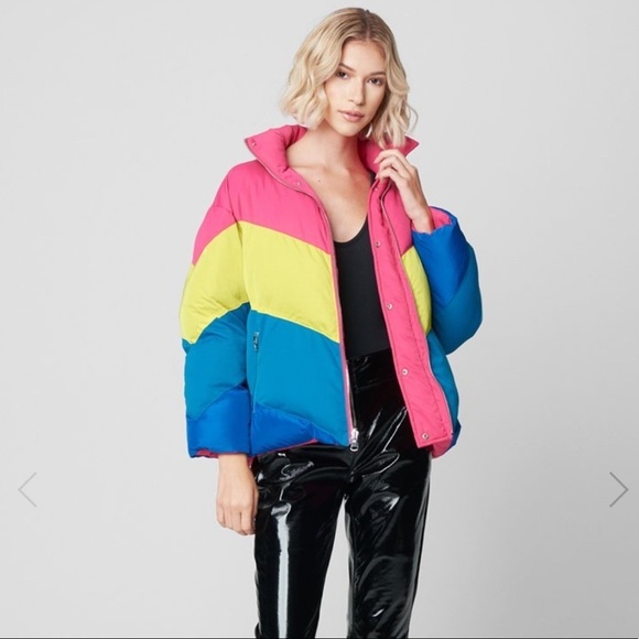 Blank NYC | Temptations Reversible Puffer Jacket M - Picture 3 of 15